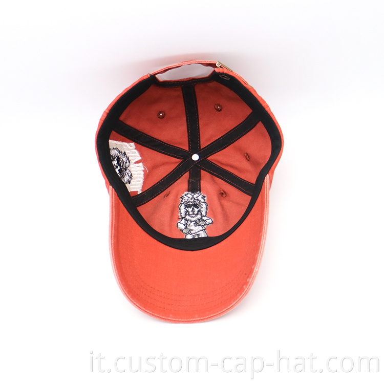 Orange Baseball Cap